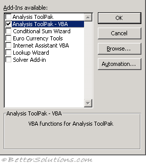 how to add analysis toolpak in excel mac