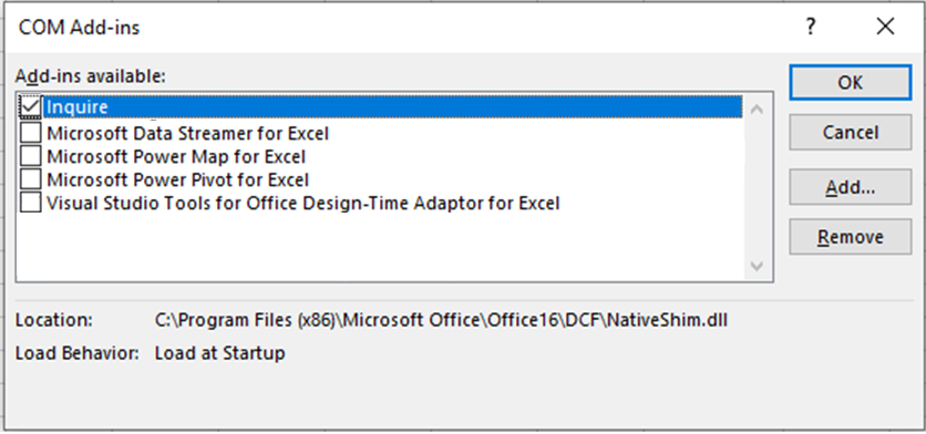 Excel Add-In