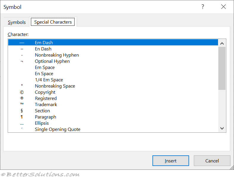 excel symbols overline vs maccroon