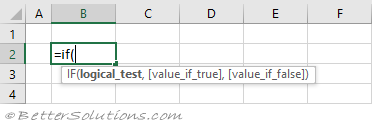 Excel Formulas Conditional