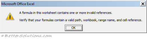 Excel Formulas Troubleshooting