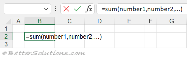 Excel Functions Arguments