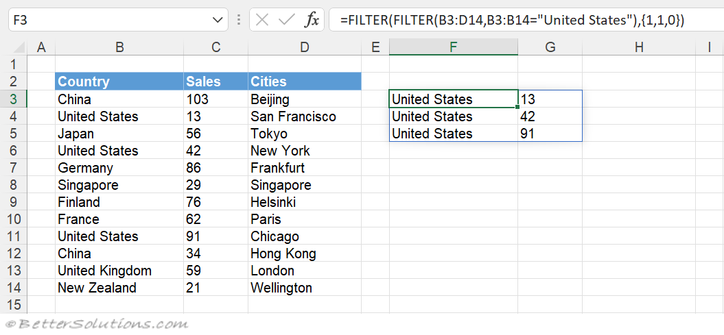 after filtering in excel how many rows are left