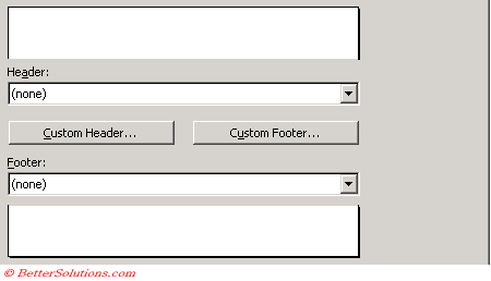 Excel Layout Header And Footer Tab