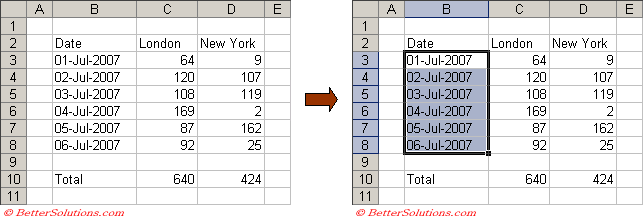 Excel Named Ranges Dynamic Named Ranges