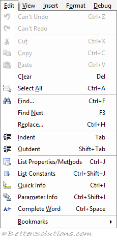 vba shortcut